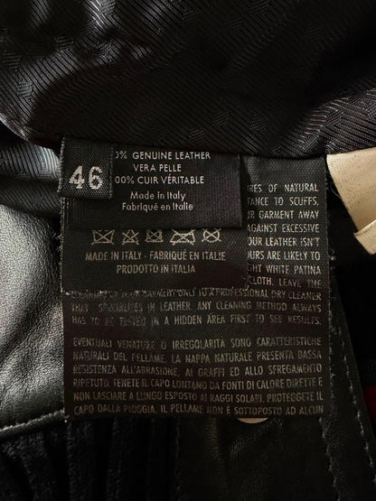 2000's GUCCI ICONIC INNER WEB LEATHER JACKET