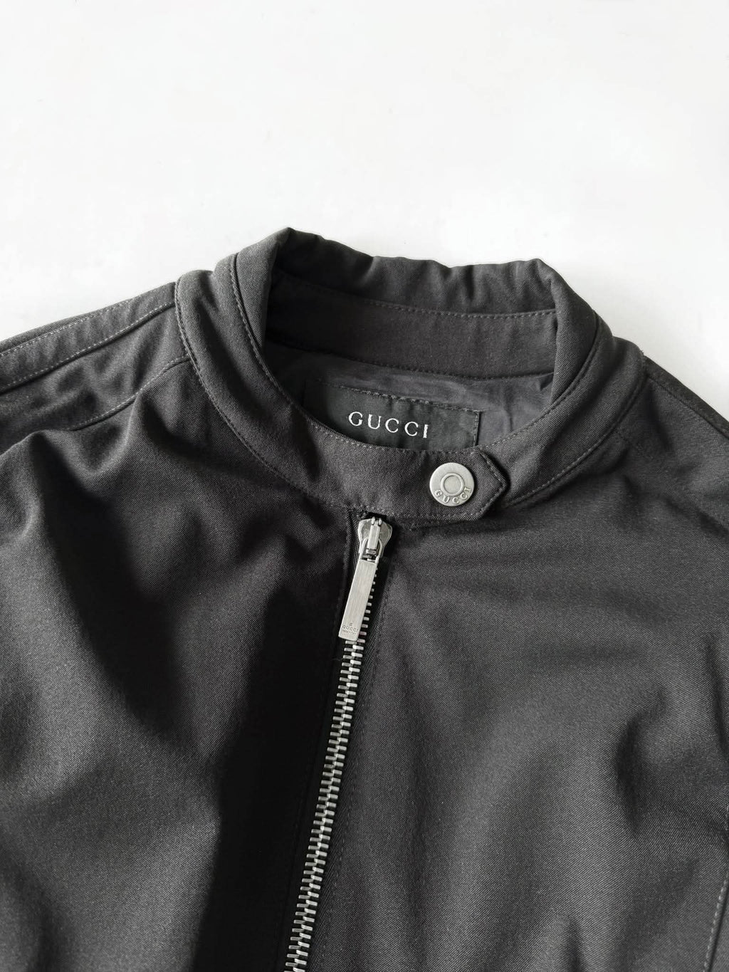 Vintage A/W1998 Gucci Black Nylon Biker Jacket