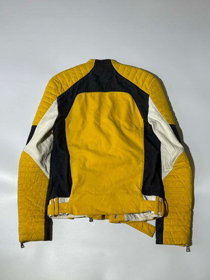 Balmain Tri-Color Biker Jacket