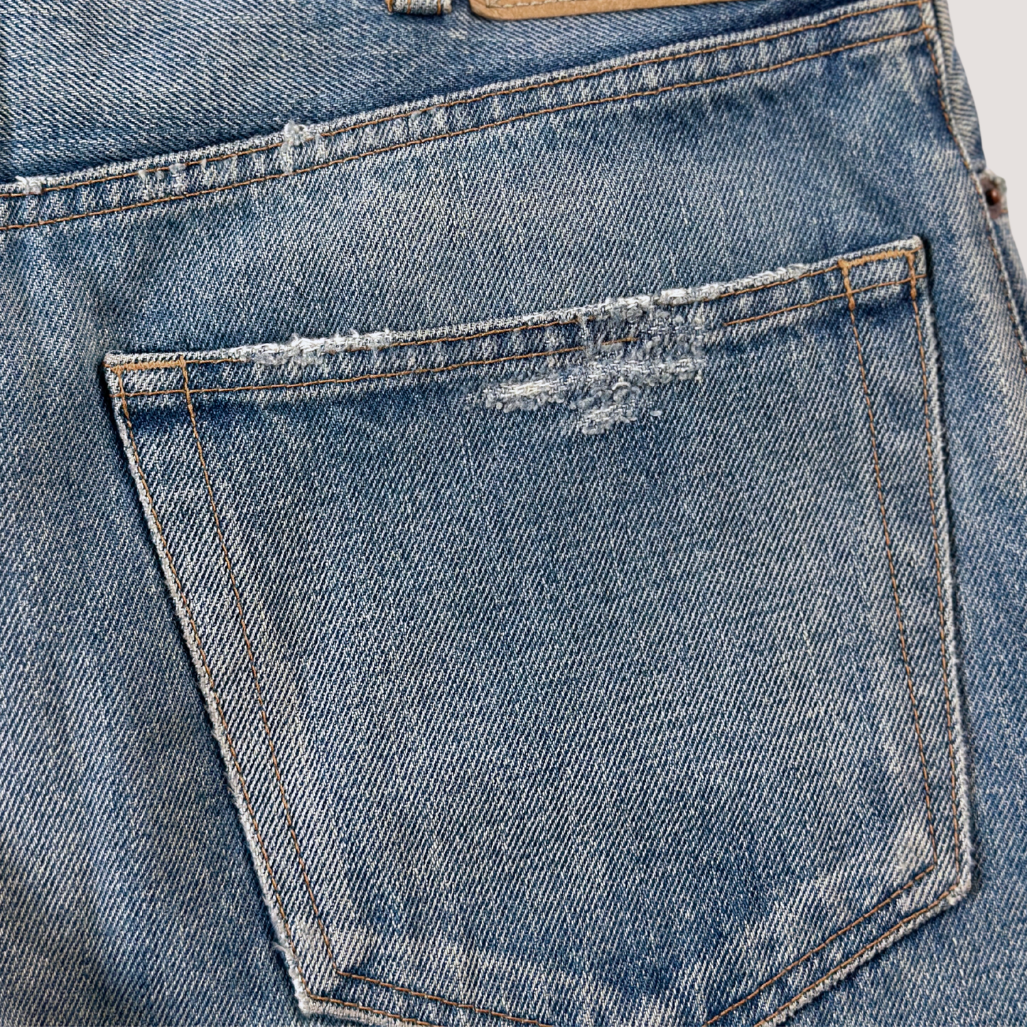 Celine Destroyed Tattered Pants