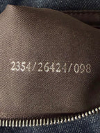 Fendi Dark Blue Denim Baguette