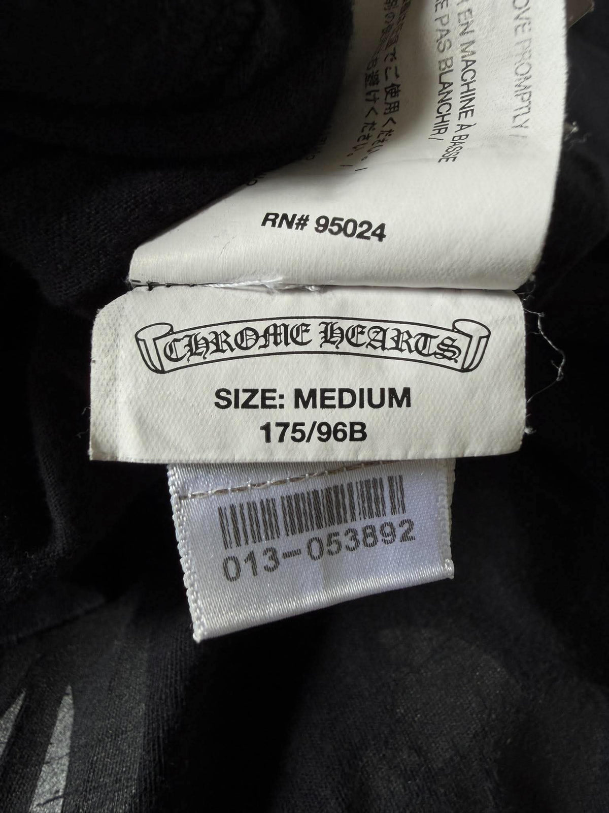 Chrome Hearts Vine Dagger Pocket Tee