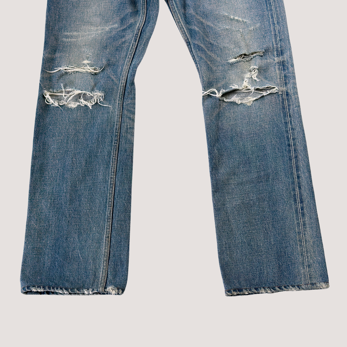 Celine Destroyed Tattered Pants