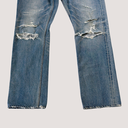 Celine Destroyed Tattered Pants