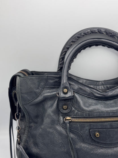 Balenciaga Lambskin Motorcycle City Bag