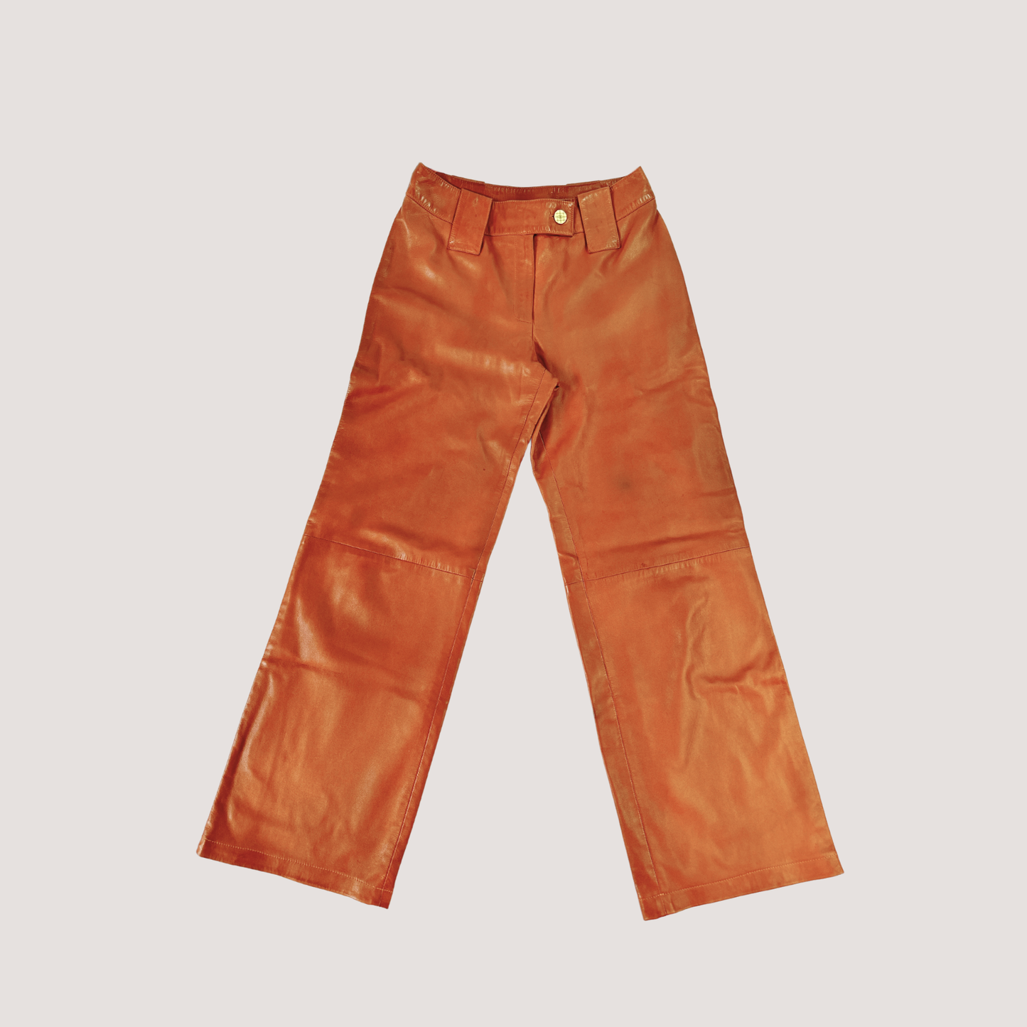 Vintage Chanel Brown Leather Pants