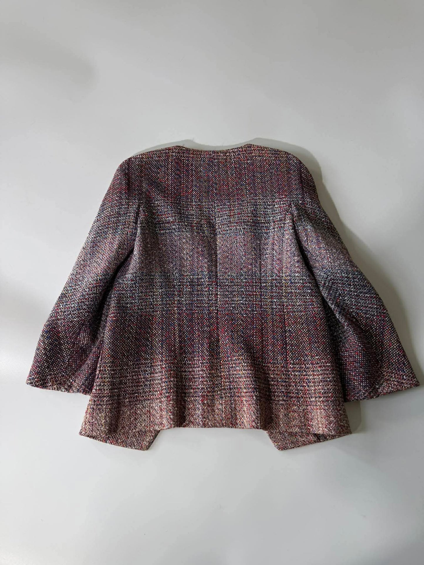 Chanel Multi Color Tweed Jacket