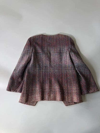 Chanel Multi Color Tweed Jacket