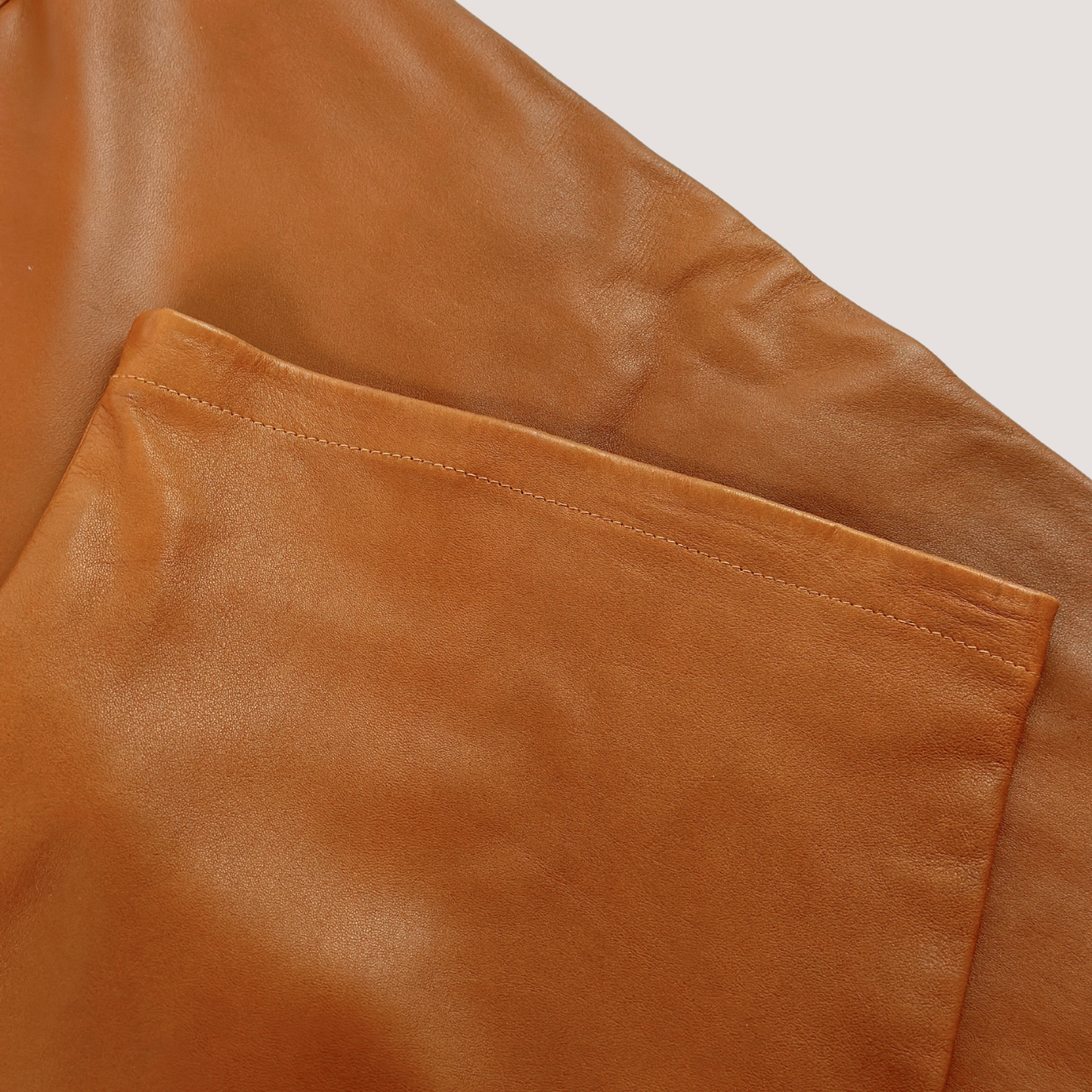 Vintage Chanel Brown Leather Pants