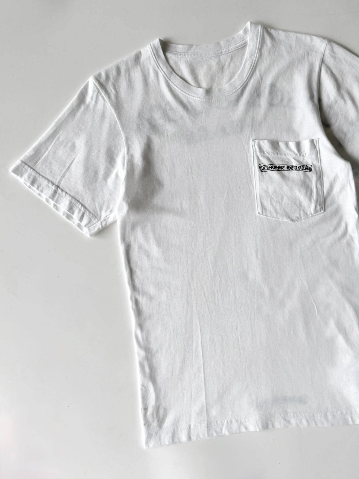 Chrome Hearts U.S.A Banner Back Logo Pocket Tee