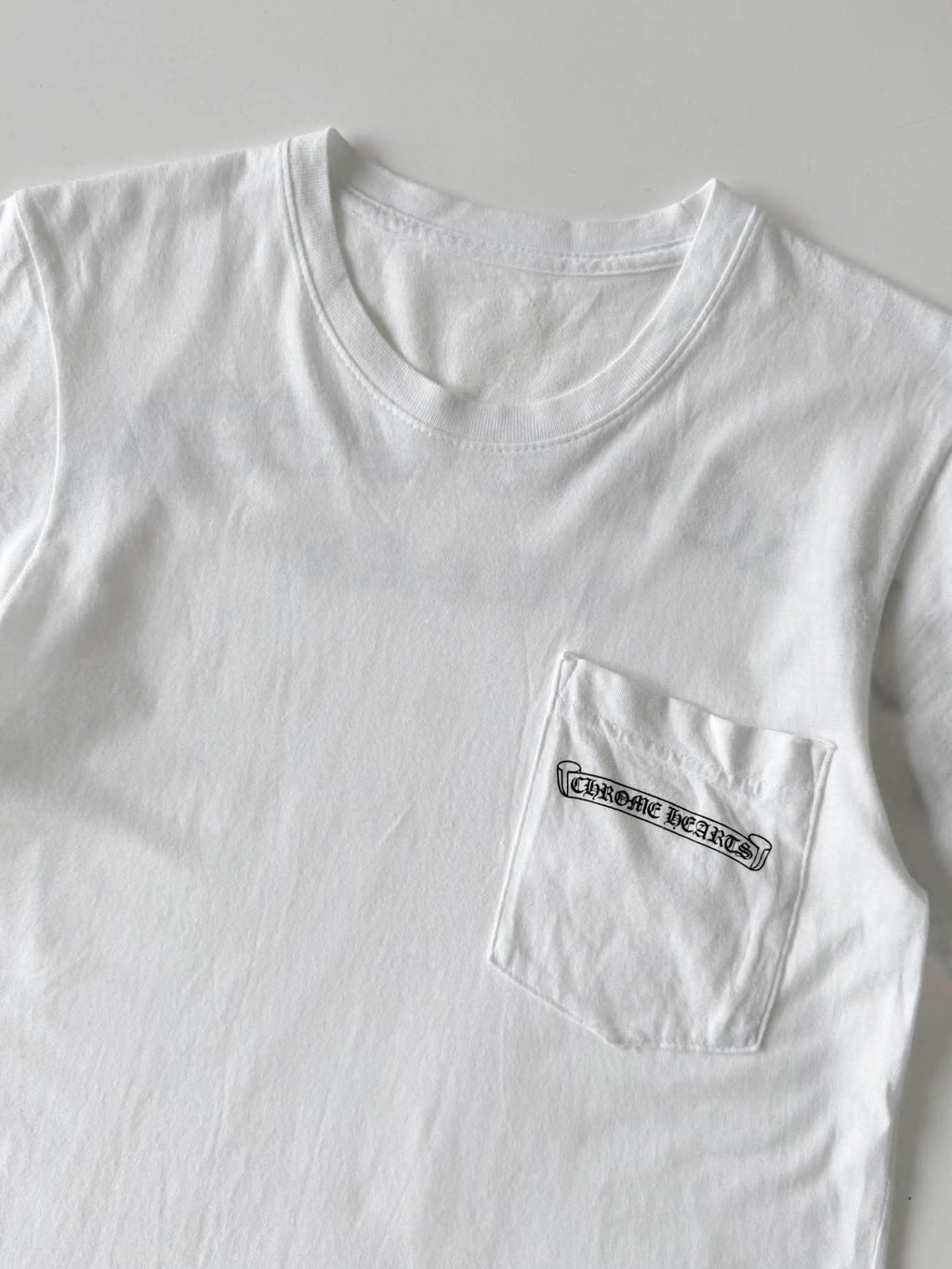 Chrome Hearts U.S.A Banner Back Logo Pocket Tee