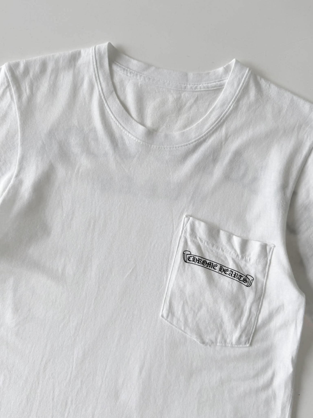 Chrome Hearts U.S.A Banner Back Logo Pocket Tee