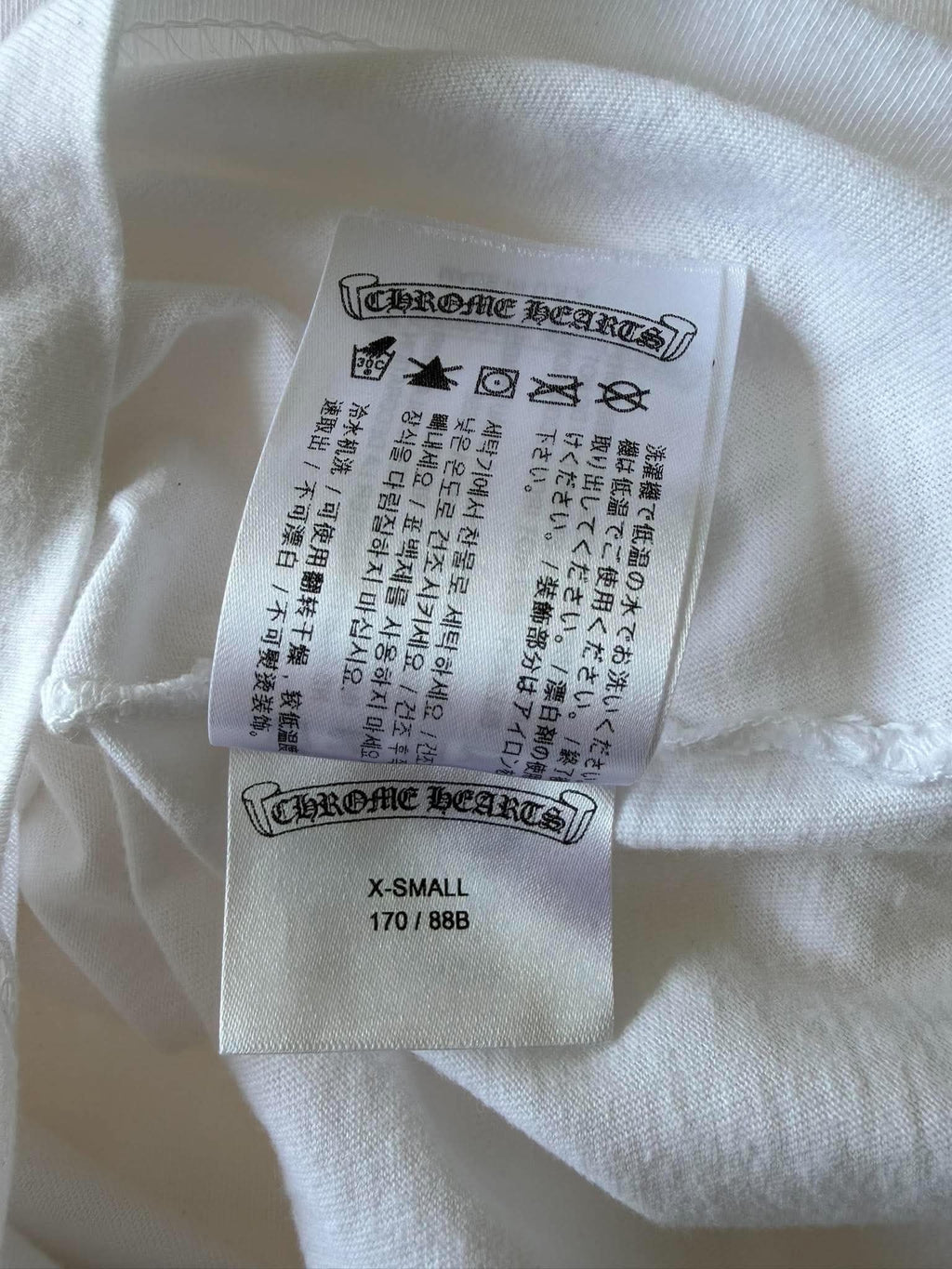 Chrome Hearts U.S.A Banner Back Logo Pocket Tee
