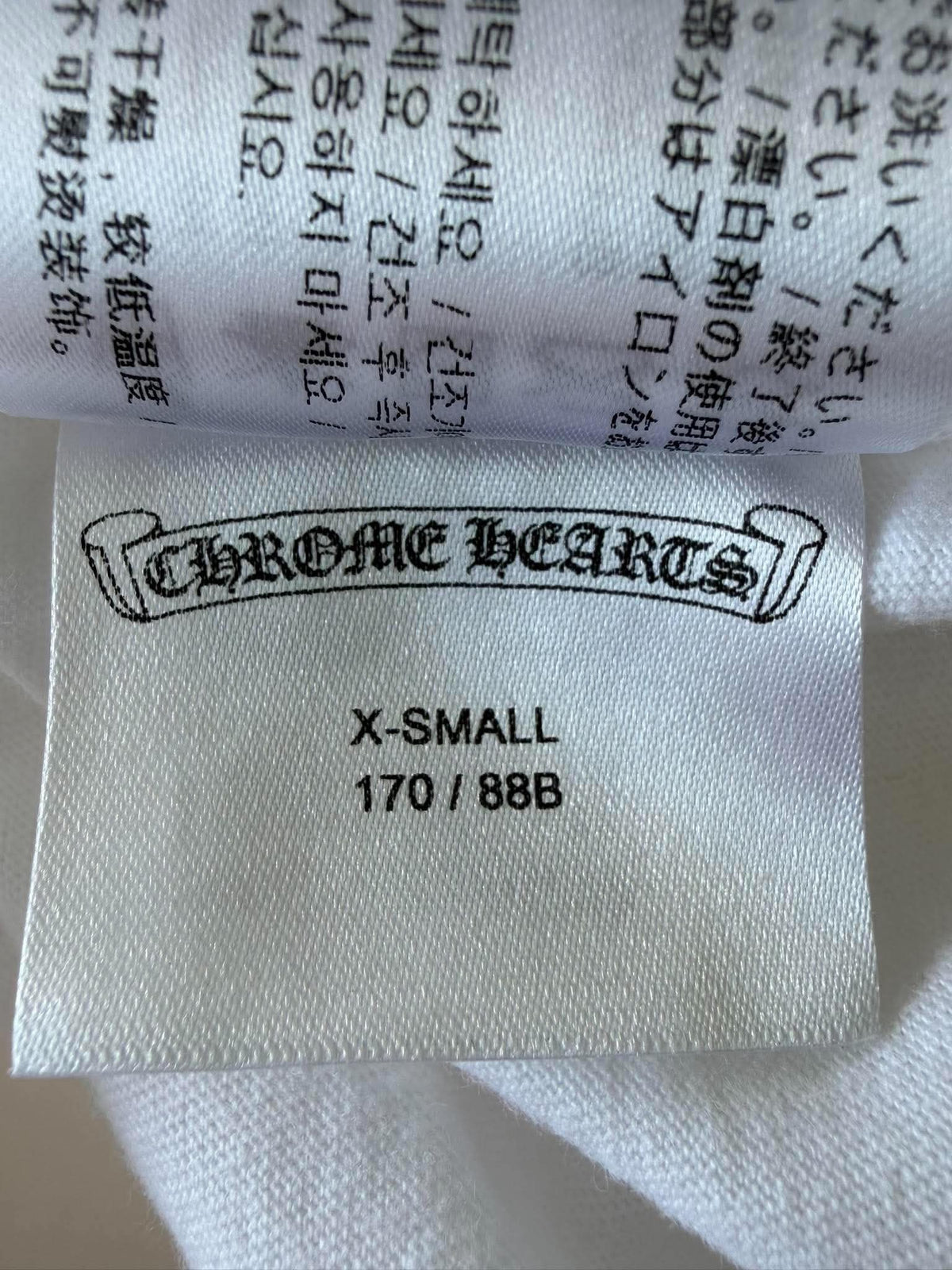 Chrome Hearts U.S.A Banner Back Logo Pocket Tee