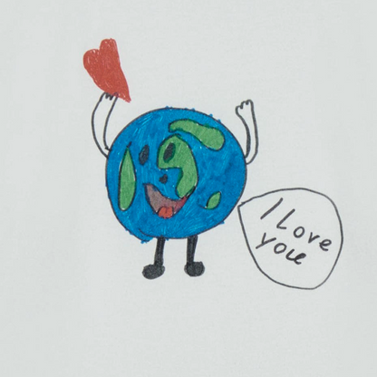 Balenciaga Oversized I Love Earth T-Shirt