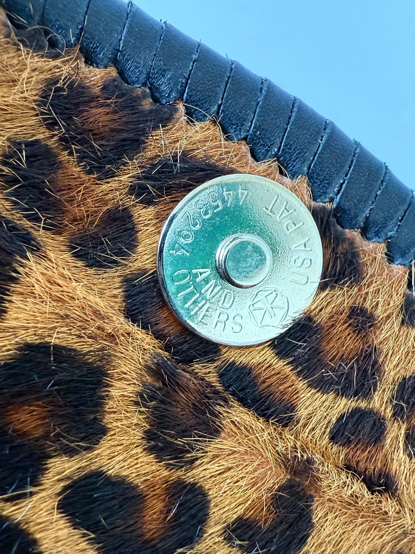 RARE Chrome Hearts Leopard Pony Hair “Fuck you” Clutch Bag