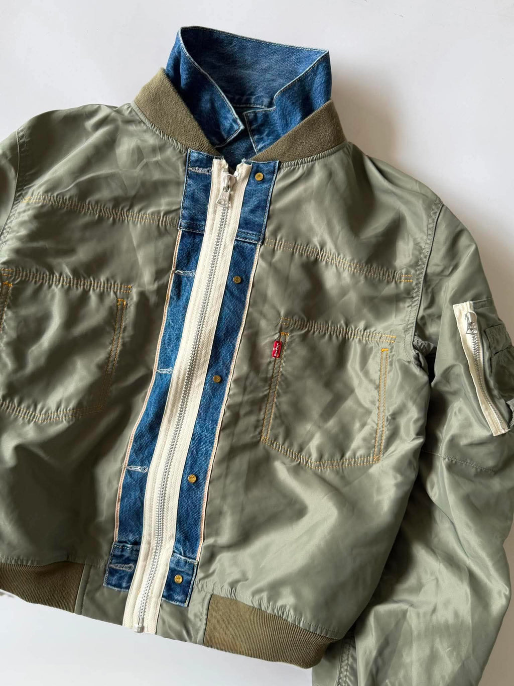 Levi’s x Sacai Denim Nylon Twill Reversible Blouson