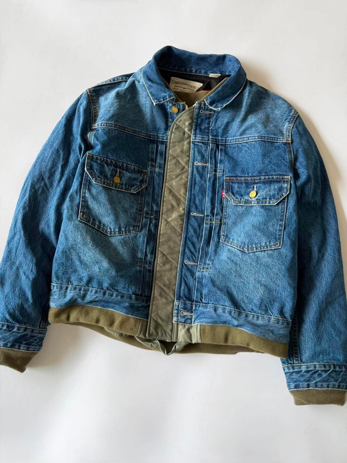 Levi’s x Sacai Denim Nylon Twill Reversible Blouson