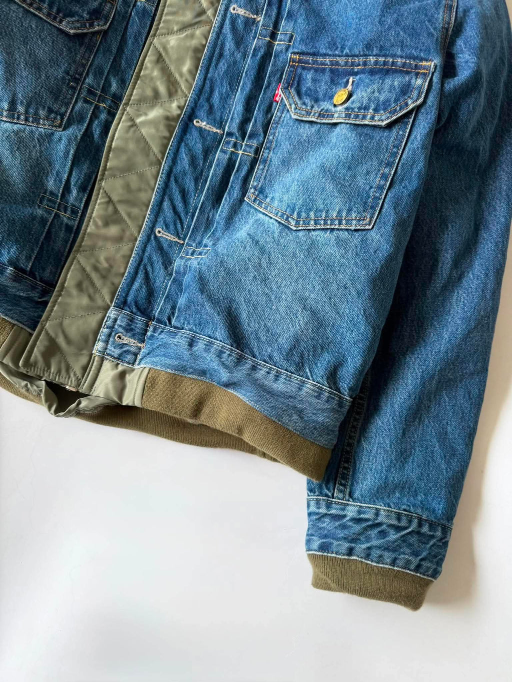Levi’s x Sacai Denim Nylon Twill Reversible Blouson