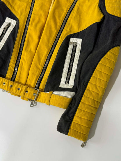 Balmain Tri-Color Biker Jacket