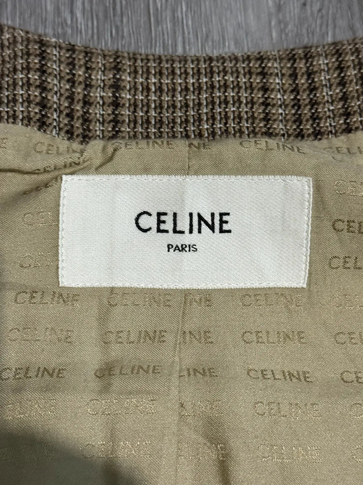 Celine Wales Wool Chelsea Jacket