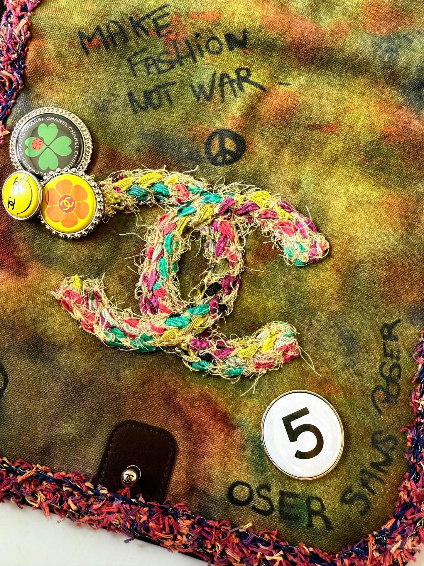 Chanel "On the Pavements" Graffiti Messenger Bag