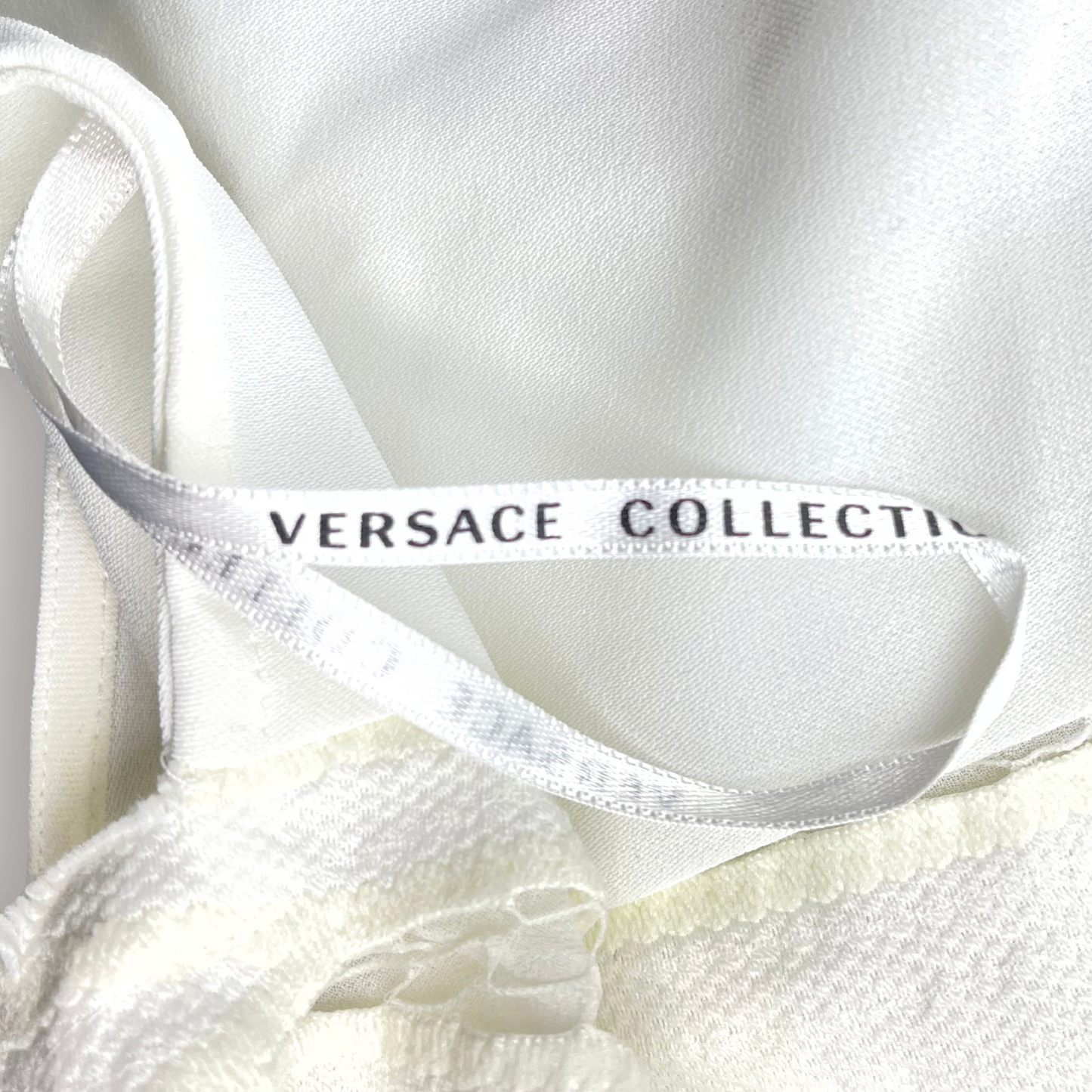 Versace See-through Lace Sleeveless Blouse