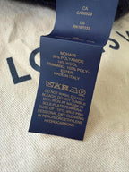 Louis Vuitton Black Script Mohair Bennie