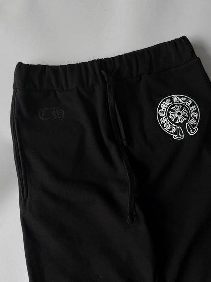 Chrome Hearts Horseshoe Logo Gothic Sweatpants