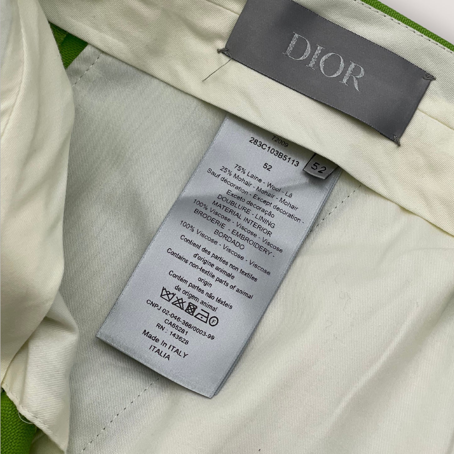 Dior x Cactus Jacket Flared Trouser