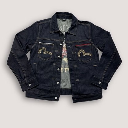 Evisu Raijin Embroidered Denim Jacket