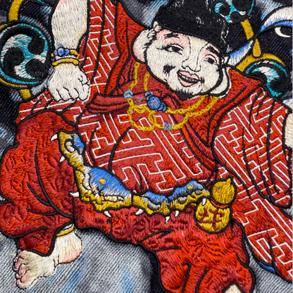 Evisu Raijin Embroidered Denim Jacket