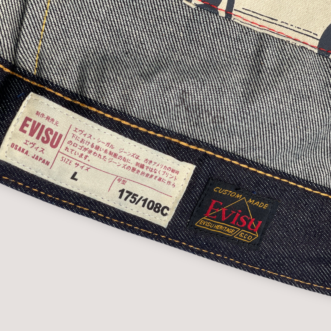 Evisu Raijin Embroidered Denim Jacket