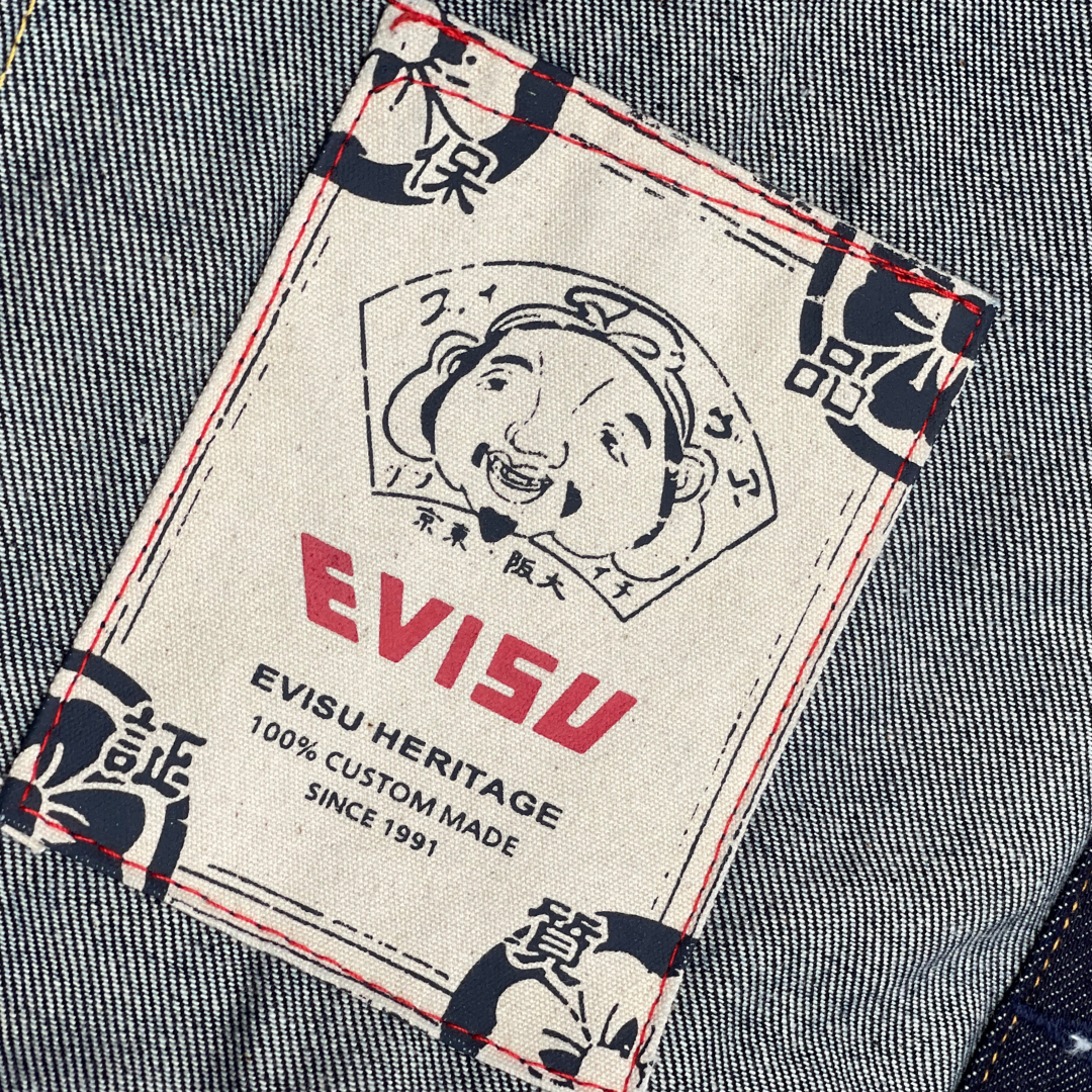 Evisu Raijin Embroidered Denim Jacket