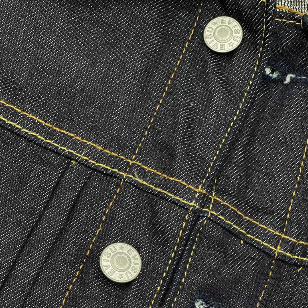 Evisu Raijin Embroidered Denim Jacket