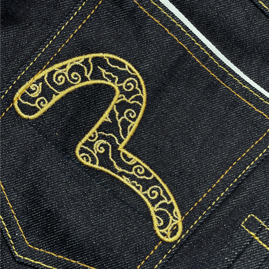 Evisu Raijin Embroidered Denim Jacket