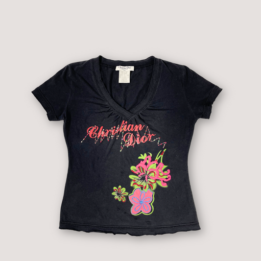 Dior Vintage Floral Blouse
