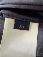 Louis Vuitton Pont Neuf Jacquard Script Gray Suit