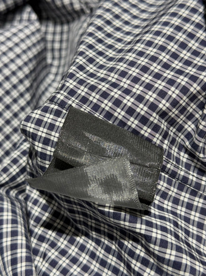 Balenciaga 17AW Check Swing Shirt Oversized Demna