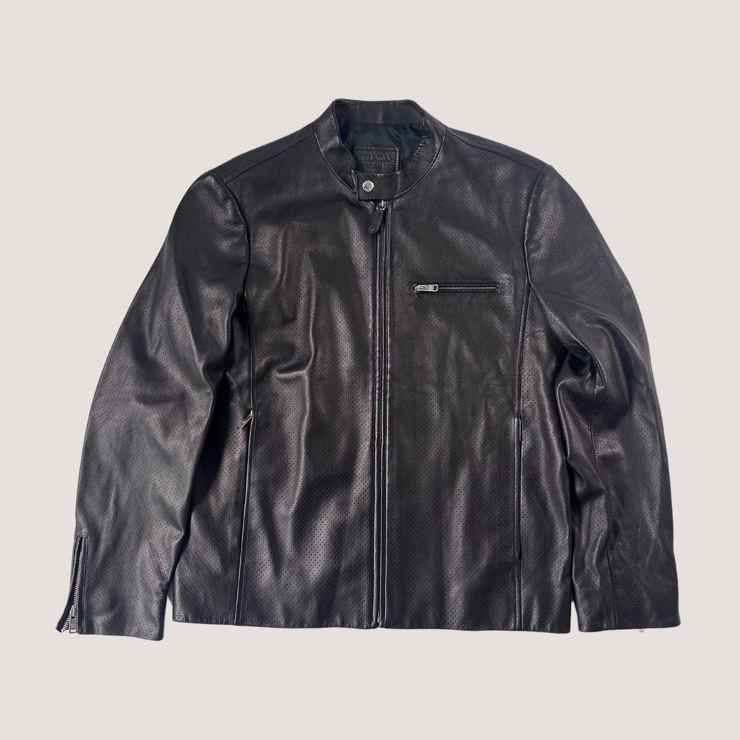 Prada Nappa Leather Jacket 2015