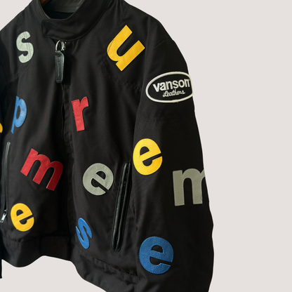 Supreme Vanson Cordura Letters Jacket