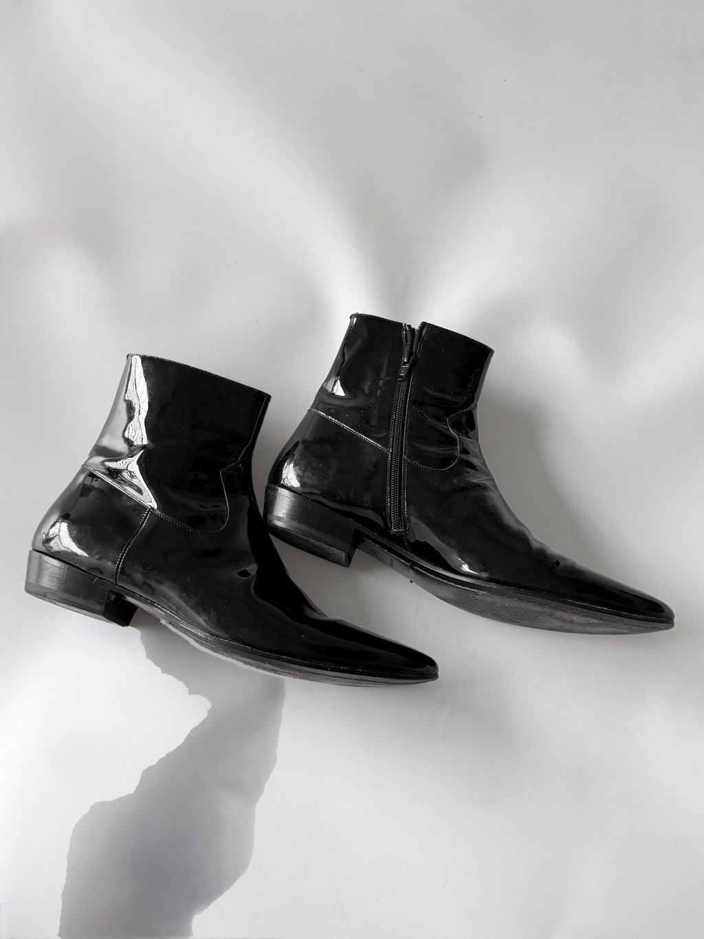 Saint Laurent F/W2006 Devon Patent Leather Boots