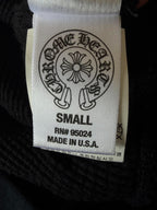 Vintage Chrome Hearts x Big Bang Leather Cross Patch Hoodie