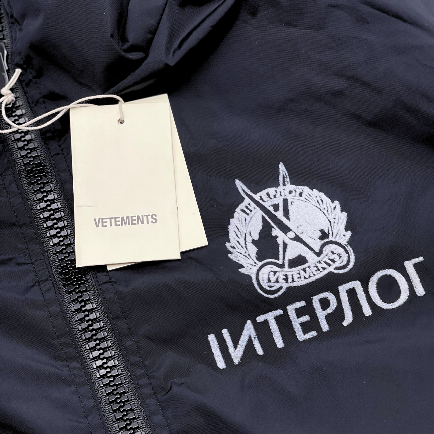 Vetements AW19 Interpol Packable Jacket