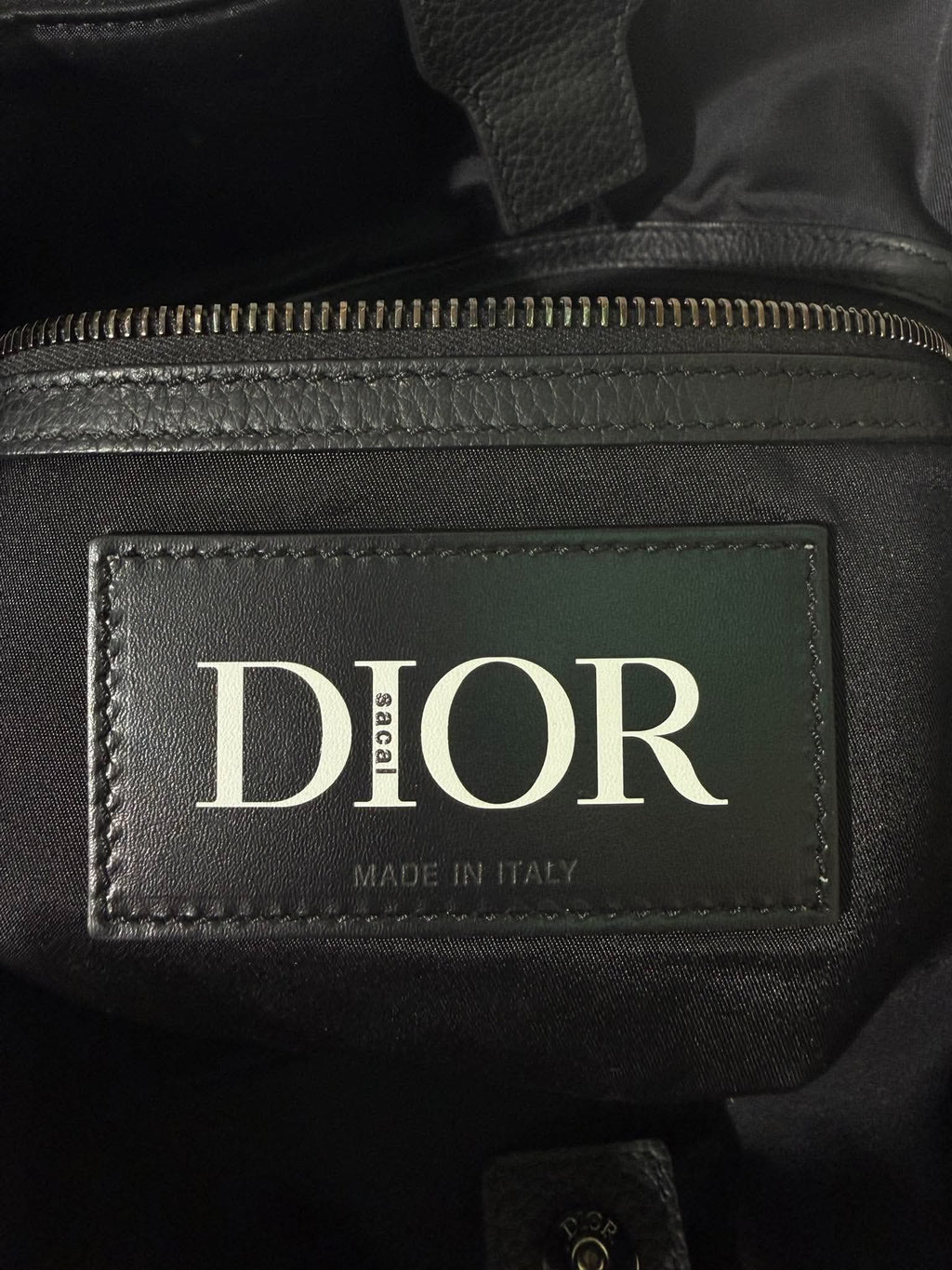 Dior x Sacai by Kim Jones Nylon Saddle Tote Bag