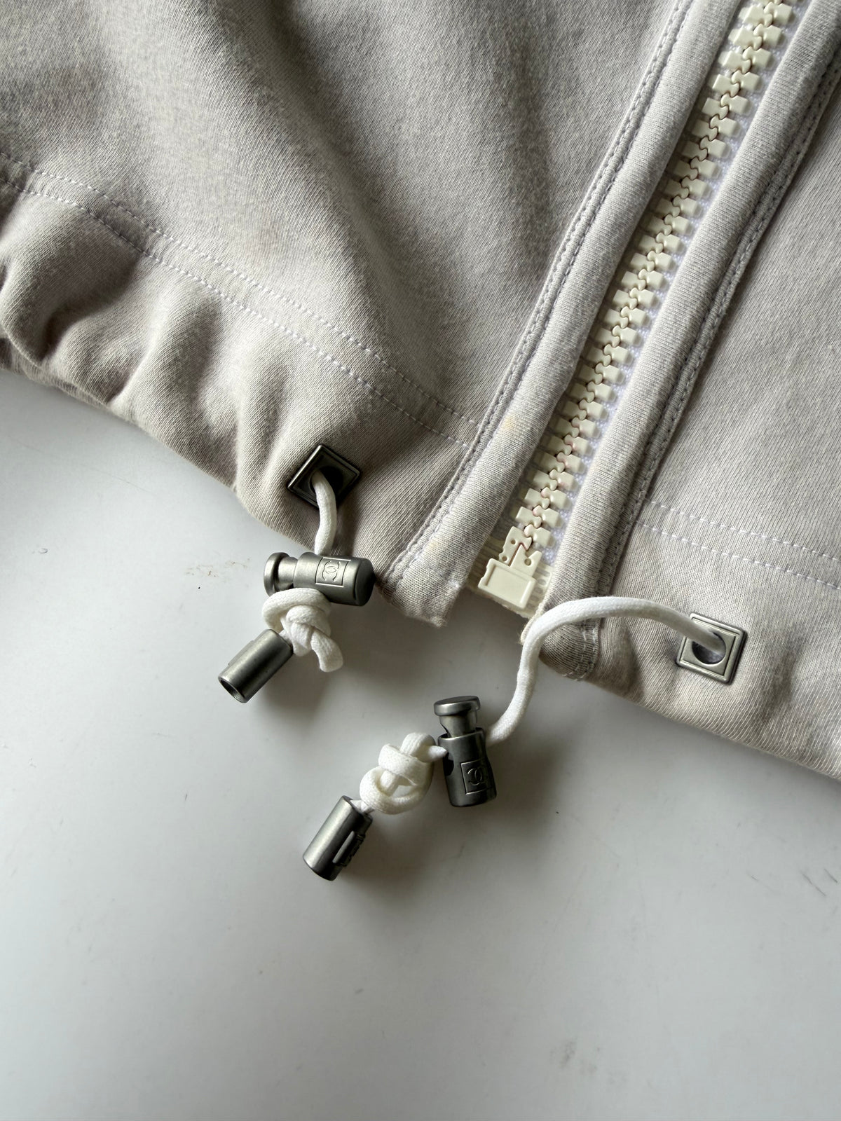 Vintage Chanel Sport Line Zip-up Hoodie with Coco Mark