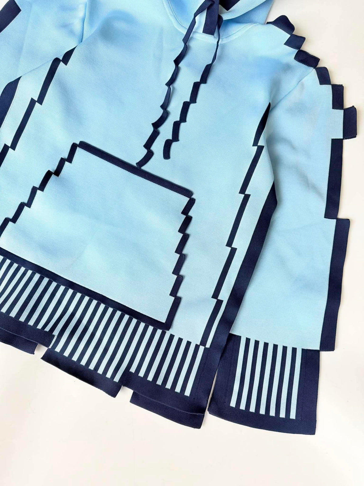 Loewe S/S23 Pixellated Light Blue Hoodie