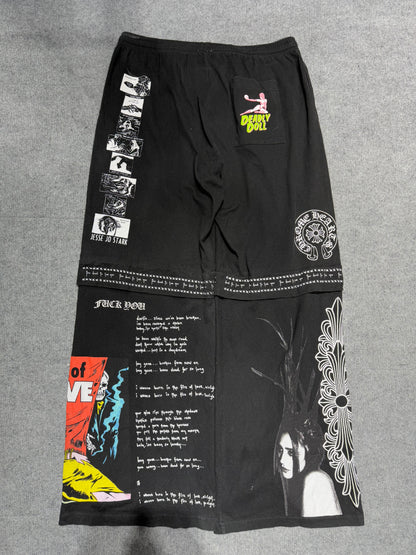 Chrome Hearts JJS Deadly Doll Wide Leg Pants
