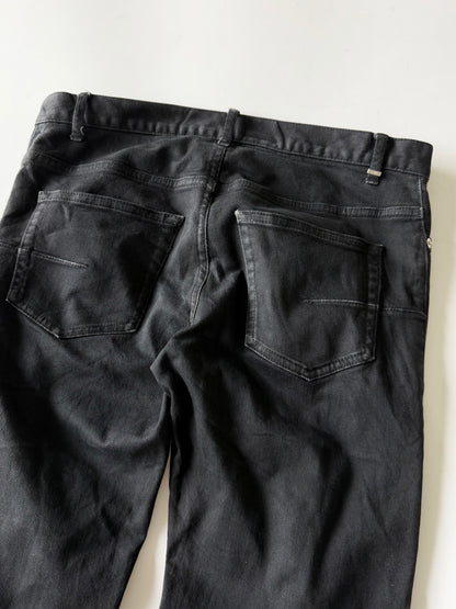 Dior Homme Autumn 2014 Crash Distressed Black Denim