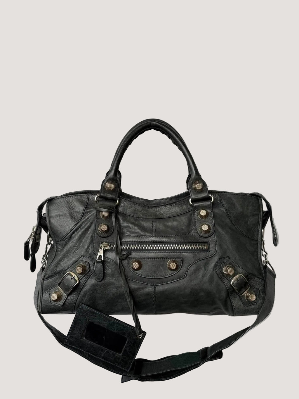2000’s Balenciaga Dark Gray Giant 21 Silver Part Time
